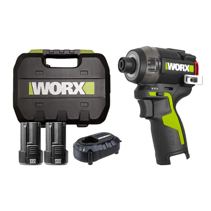 Máy vặn vít búa dầu dùng pin 12V Worx WU138 (2 Pin 2.0Ah,1 Sạc)