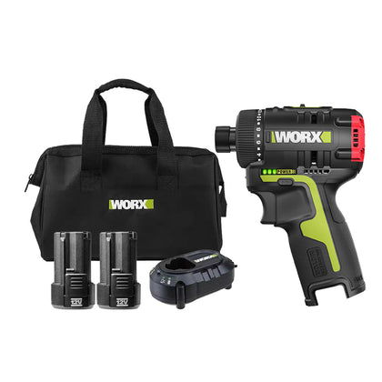 Máy vặn vít cấp trượt dùng pin 12V Worx WU129 (2 Pin 2.0Ah, 1 Sạc)
