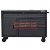 CSPS 132cm tool cabinet Stainless steel table top - 05 drawers 1 small door 2 compartments (black)
