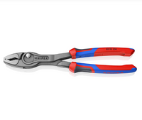 Kìm KNIPEX TwinGrip 82 02 250 Mở Ốc Gỉ Sét Ø 5 - 27mm Tay cầm nhựa êm Comfort-grip