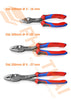 Kìm KNIPEX TwinGrip 82 02 150 Mở Ốc Gỉ Sét Ø 3-16mm Tay cầm nhựa êm Comfort-grip
