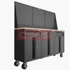 Tủ dụng cụ CSPS dài 183cm Rộng 41cm - 3 tủ - 02 học kéo có bánh xe màu đen