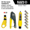 Bộ lắp đặt và kiểm tra cáp đồng trục KLEIN TOOLS VDV002-818