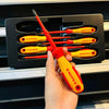 KNIPEX® 00 20 12 V02 BỘ TUỐC NƠ VÍT VDE ĐẦU DẸP / PHILLIPS® 6 CHI TIẾT