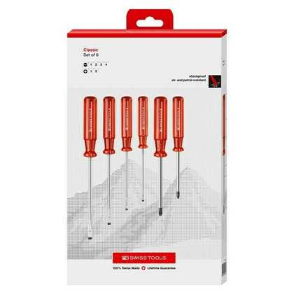 BỘ 6 TUA VÍT PB SWISS TOOLS ĐỰNG TRONG HỘP GIẤY PB 1560.CBB
