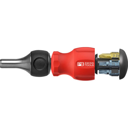 STUBBY TUA VÍT TỰ ĐỘNG CÓ ĐẢO CHIỀU VÀ 6 ĐẦU BITS PB SWISS TOOLS PB 8453.R-30