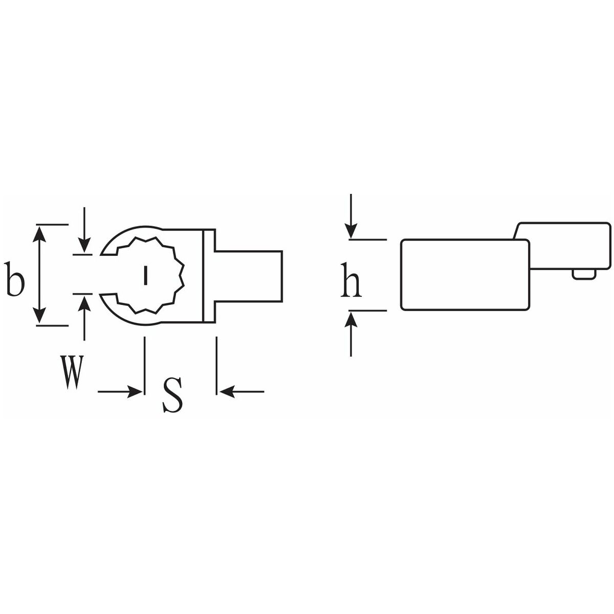 ĐẦU CỜ LÊ MIỆNG 10 CẠNH SIZE 1 - 19MM STAHLWILLE (Ổ CẮM VUÔNG 9X12) 657910 | 58231019