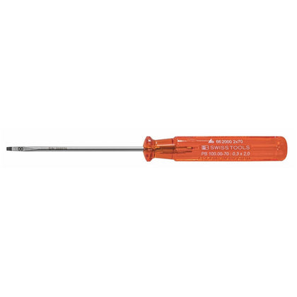 TUA VÍT DẸP 2MM THÂN DÀI 70MM CÁN CLASSIC PB SWISS TOOLS PB 100.00-70 (662000 2X70) | 100.00-70
