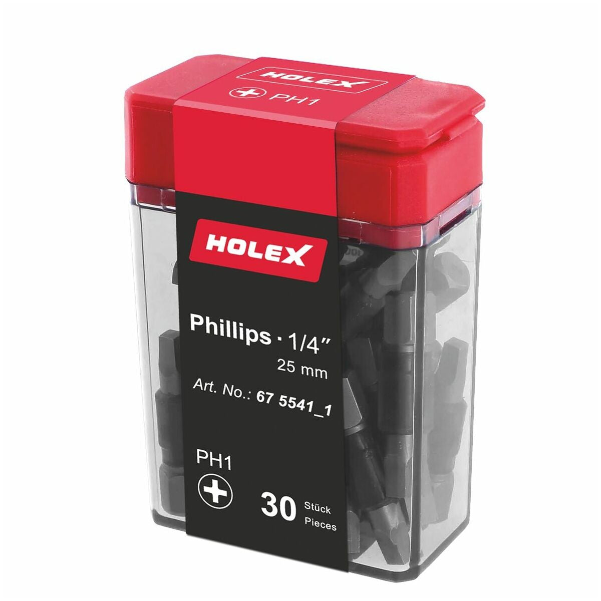 Hộp 30 đầu bit Ph1 dài 25mm Holex