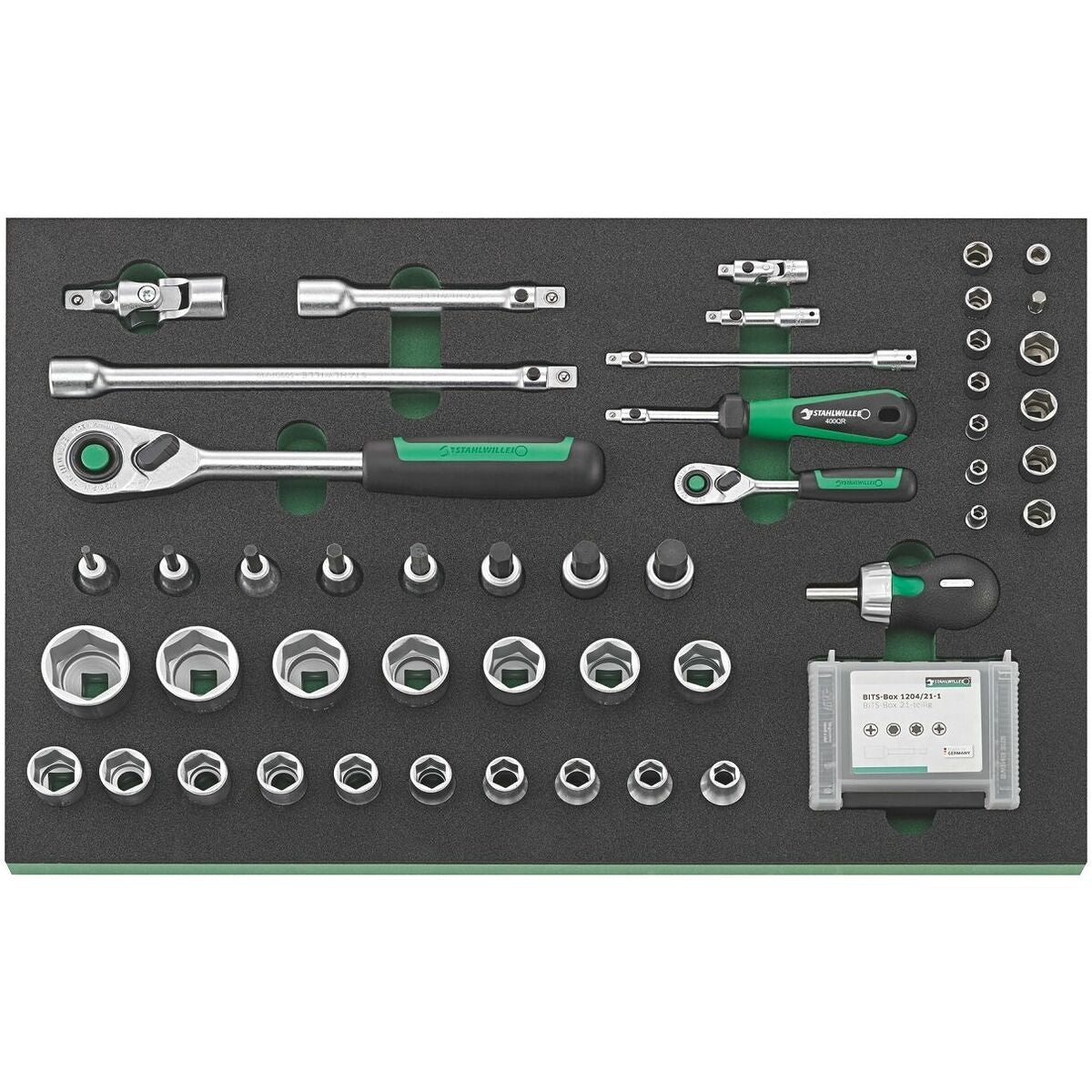 BÀN LÀM VIỆC DI ĐỘNG KÈM BỘ DỤNG CỤ STAHLWILLE GỒM 137 CHI TIẾT - 689100 1 | 98830202