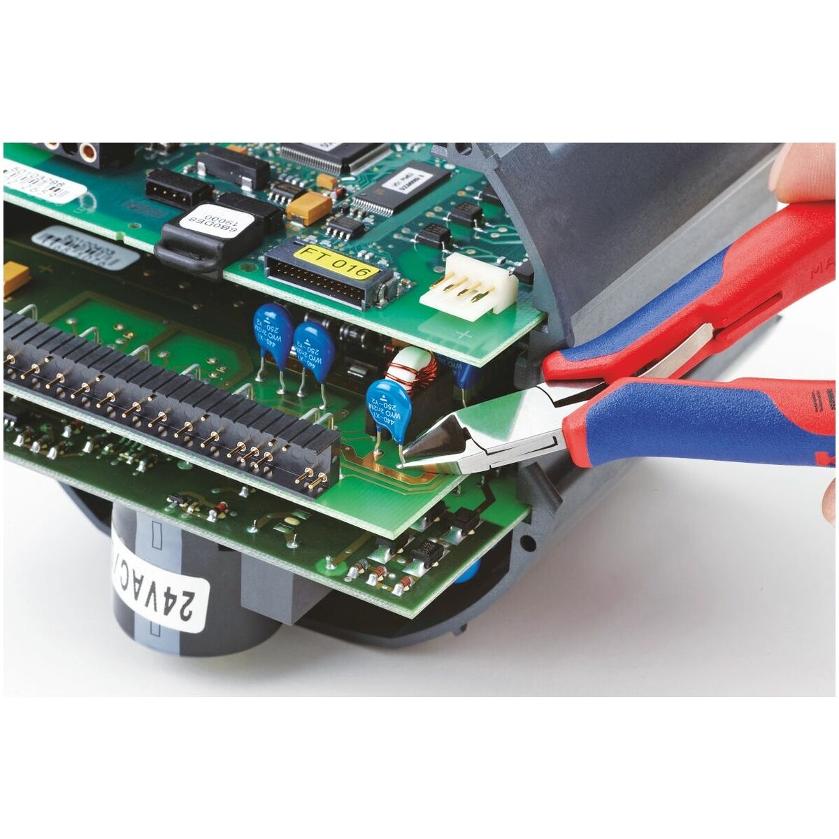 KÌM CẮT LINH KIỆN MẠCH ĐIỆN TỬ DÀI 115MM KNIPEX | 77 01 115