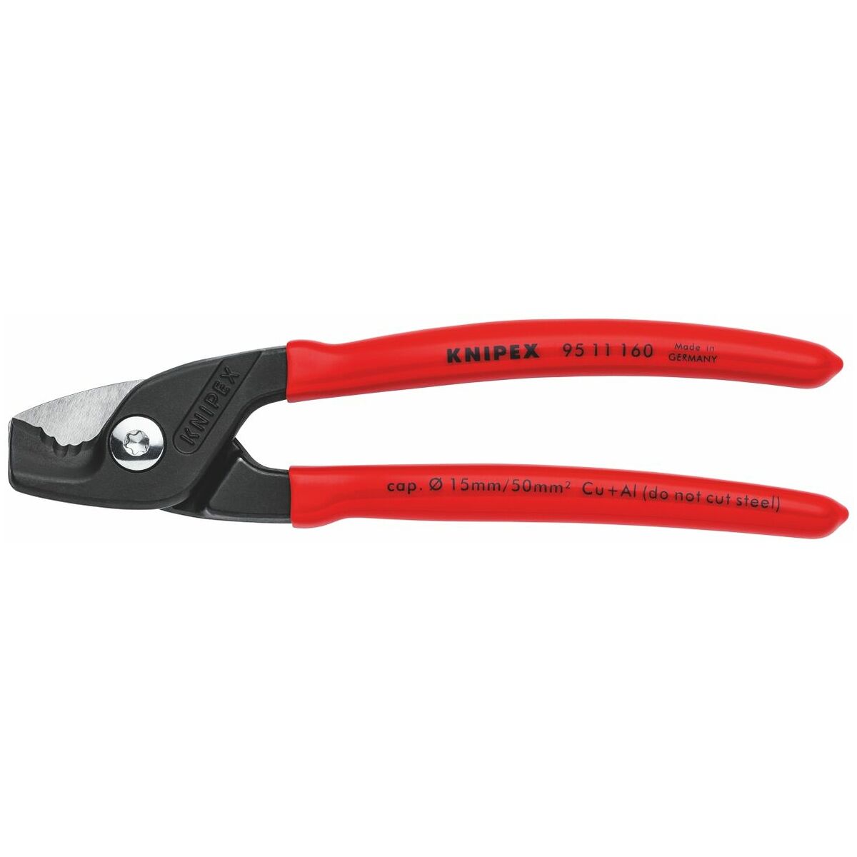 KNIPEX COPPER AND ALUMINUM CUTTING PLIERS 95 11 160 | 95 11 160