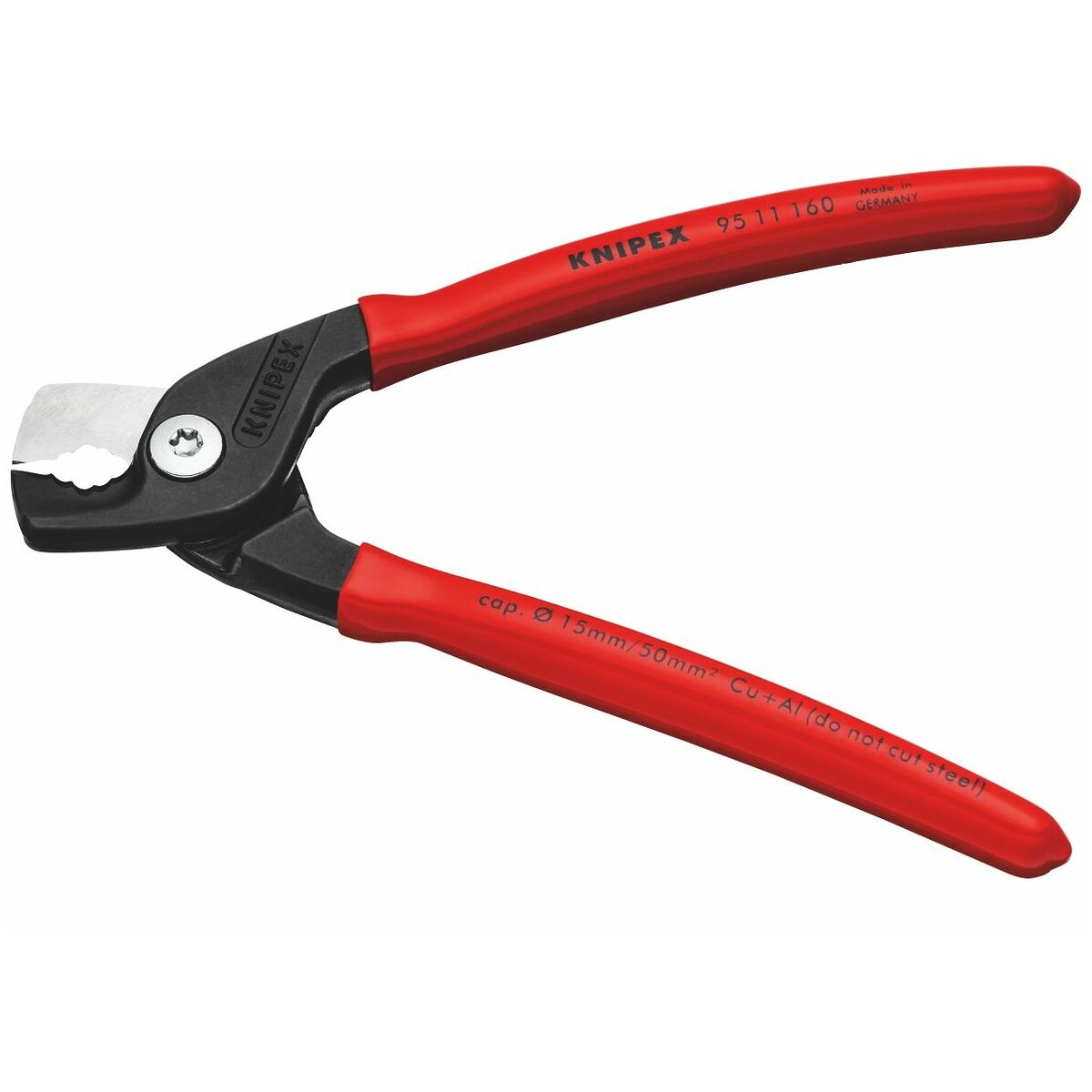 KNIPEX COPPER AND ALUMINUM CUTTING PLIERS 95 11 160 | 95 11 160