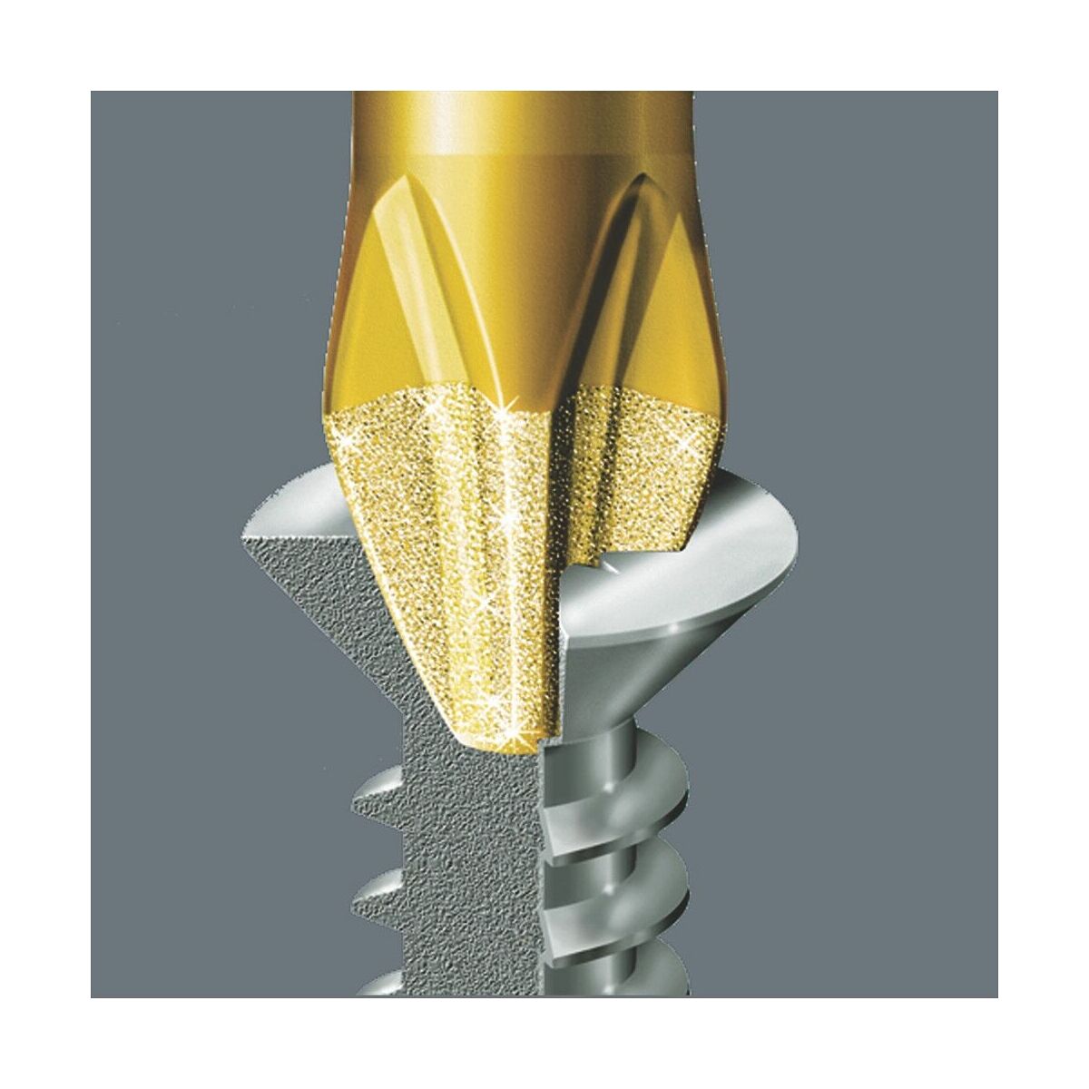 WERA 7-PIECE DIAMOND PLATED BIT HEAD SET | 05057415001