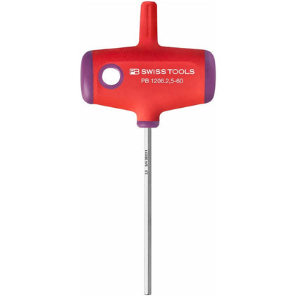 HEX SCREWDRIVER T-HANDLE 2.5MM PB SWISS TOOLS | PB 1206.2,5-60