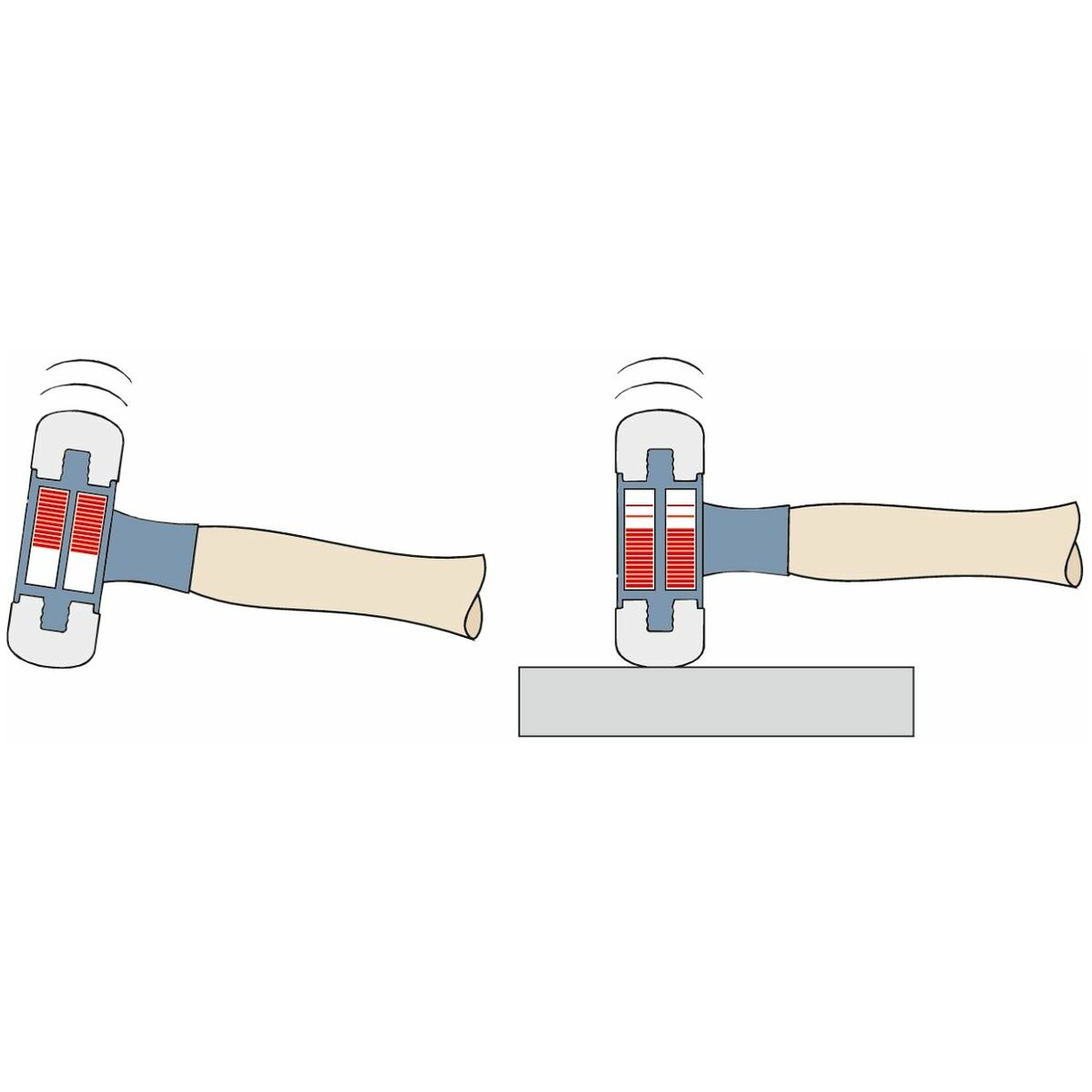 40 MM BRASS DOUBLE-HEADED HAMMER PB SWISS TOOLS PB 306.40 CU | 306.40 CU