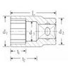 ĐẦU SOCKET 12 CẠNH, 1/2 INCH STAHLWILLE 32MM
 | 03010032