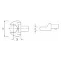 ĐẦU CỜ LÊ MIỆNG SIZE 1 - 13MM STAHLWILLE (Ổ CẮM VUÔNG 9X12) 657800 | 58211013