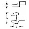 ĐẦU CỜ LÊ MIỆNG SIZE 1 - 14MM STAHLWILLE (Ổ CẮM VUÔNG 9X12) 657800 | 58211014