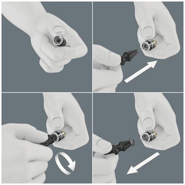 BỘ SOCKET HMB HF 10 CHI TIẾT NGẮN WERA 3/8 BELT B 1 VELCRO 05003970001 L60020 4005