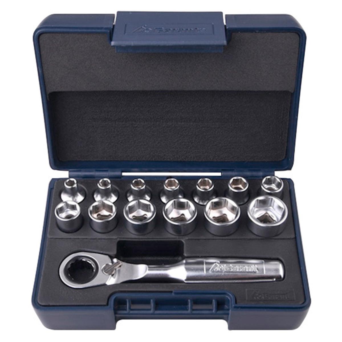RATCHING WRENCH LOW PROFILE SOCKET SET